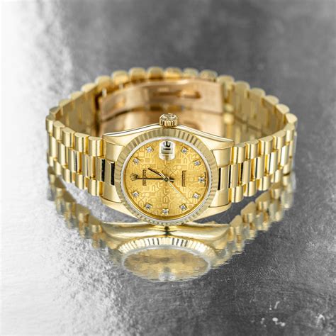 gold rolex watch used